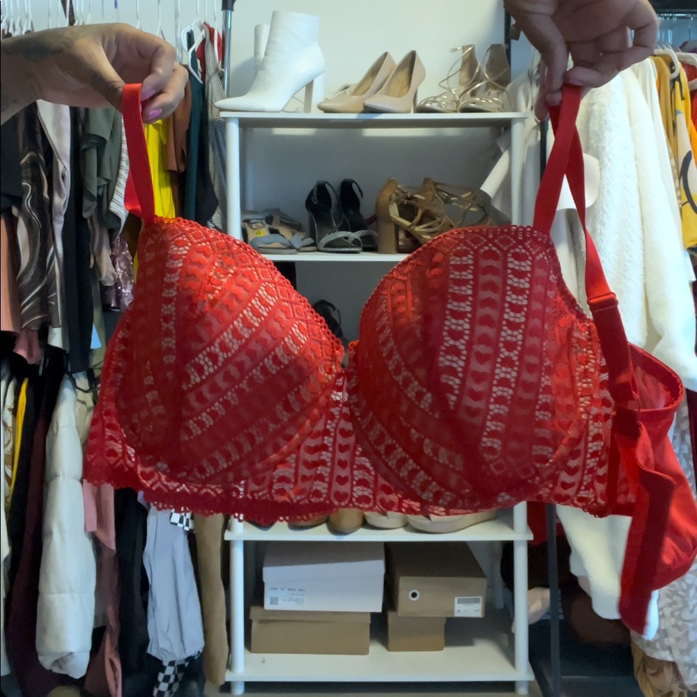 Brand New Red Adore Me Bra